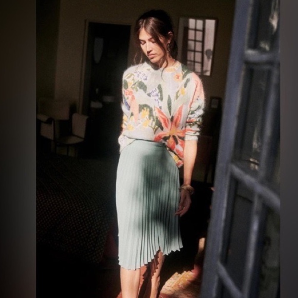 Sezane Multicolor Floral Sweater - Picture 3 of 6